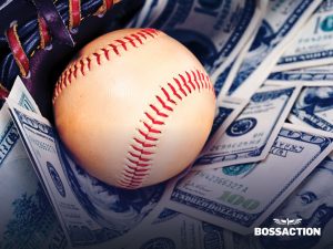 Make Money Booking Baseball concept